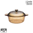【CorelleBrands 康寧餐具】1.25L晶彩透明鍋