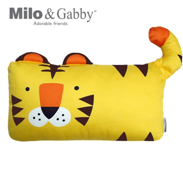 Milo&Gabby 動物好朋友-超細纖維防蹣大枕心+2枕套