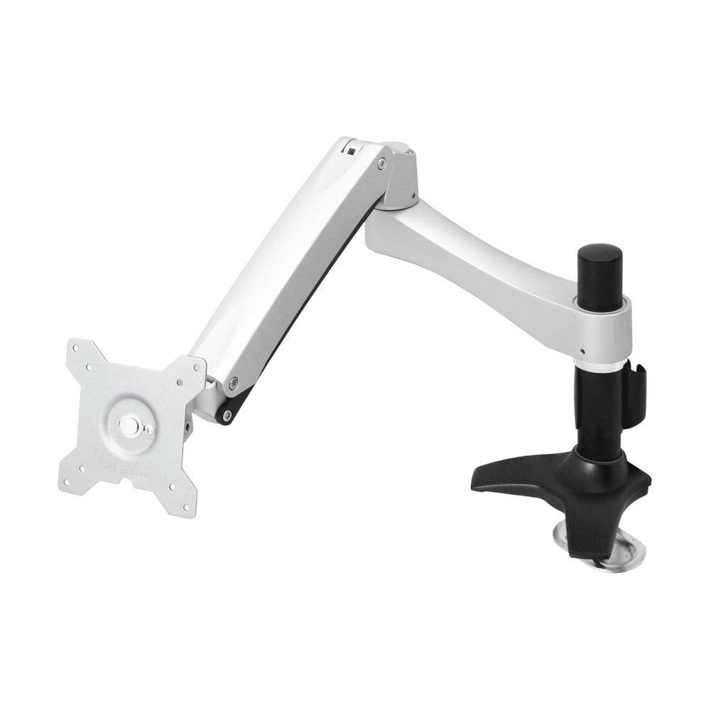 HE H20ATi 壁掛式顯示器支架,適用20-32吋螢幕,最大承重10kg。採用鋁合金與中鋼材質,防鏽烤漆處理。支援VESA 75x75 / 100x100安裝,上下升降31.5cm、前後拉伸60cm、左右旋轉360度、上下俯仰0-90度。雙臂設計,附旋控鎖與氣壓彈簧,穩定安全。臺灣原廠生產,4年以上保固,DIY安裝簡易,提升工作空間效率。 HE H20ATI