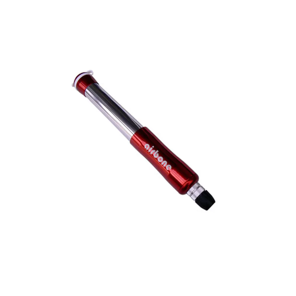 【AIRBONE】超時尚亮彩美法式雙頭軟管打氣筒(ZT-509 紅色)