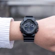 【CASIO 卡西歐】G-SHOCK 潮流迷彩指針數位雙顯錶款(黑-GA-100CF-1A)