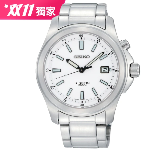 【SEIKO 精工】人動電能-經典型紳士腕錶(SKA461P1)