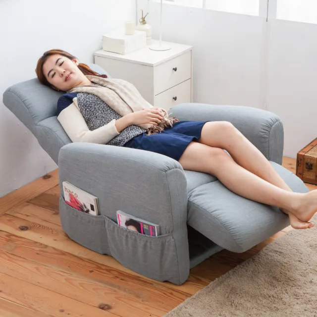 【伊登沙發床】享受氣壓棒自動無段式調整沙發床/椅
