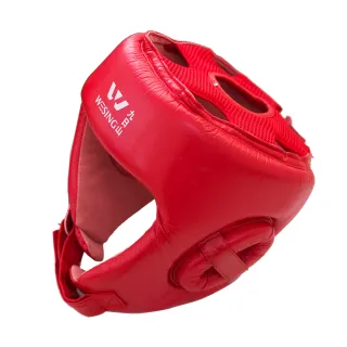 【九日山】拳擊散打泰拳專用護具配件-紅色護頭套(M)