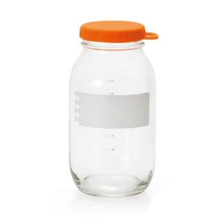 【ADERIA】日本進口易開玻璃保鮮罐900ml(橘)