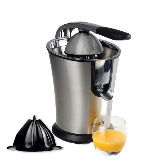 【PRINCESS荷蘭公主】荷蘭公主不鏽鋼省力榨汁機 201851(160W超靜音+強馬力+專利萬能榨汁頭刮除果肉達99％)