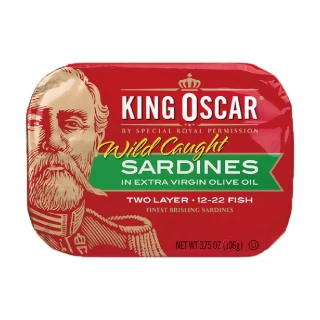 【King Oscar】奧斯卡國王橄欖油迷你沙丁魚106g