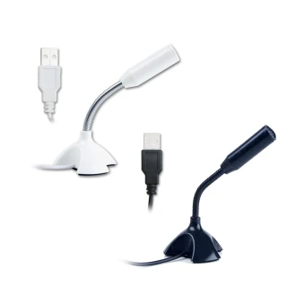 【逸奇e-Kit】高感度迷你USB電腦麥克風-黑色款(MIC-U01-BK)