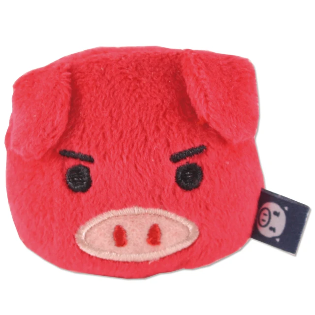 【UNIQUE】可愛豬造型磁鐵(紅色)
