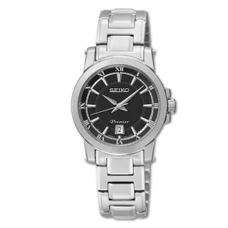 【SEIKO 精工】羅馬時光-藍寶石水晶典雅女錶(SXDF41P1_SXDF43P1)