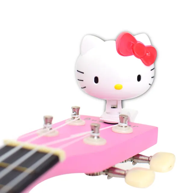 【Hello Kitty】三麗鷗正版授權 5合1 夾式 調音器(Hello Kitty 調音器)