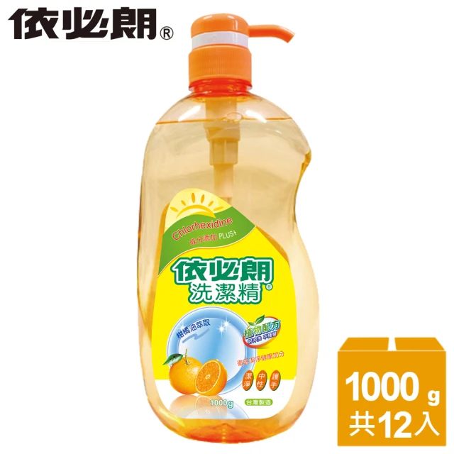 【依必朗】柑橘洗潔精1000g*12瓶(買6瓶送6瓶)