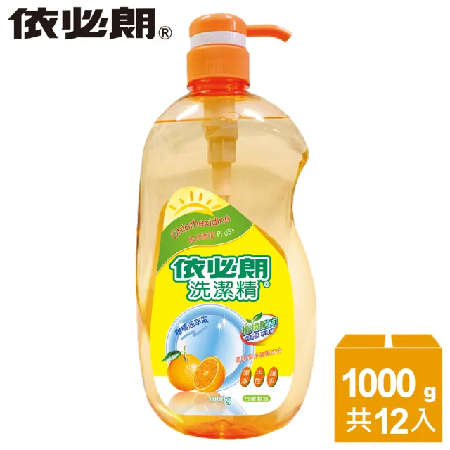 【IBL 依必朗】柑橘洗潔精1000g*12瓶(買6瓶送6瓶)