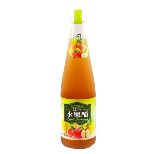 【崇德發】濃縮醋500mlX1瓶任選(洛神梅/綜合水果/水蜜桃)
