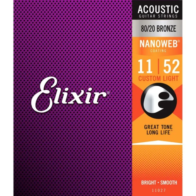 【ELIXIR】EXXF-11027 民謠吉他套弦 11-52