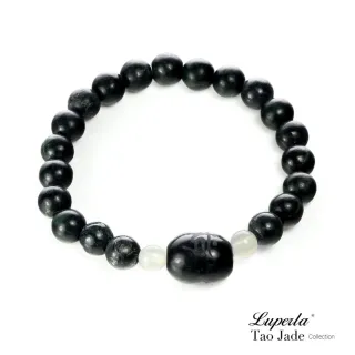 【大東山珠寶】墨玉8mm平安手珠鍊