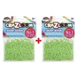 【美國Cra-Z-Art】Cra-Z-Loom彩紅圈圈編織 橡皮筋補充包 螢光綠x2包(共600條)