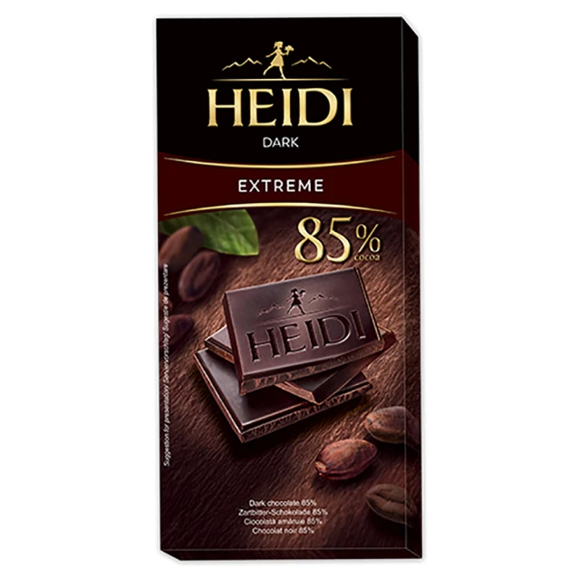 即期品【瑞士赫蒂】85%黑巧克力80g(賞味期限:2024/09/05)