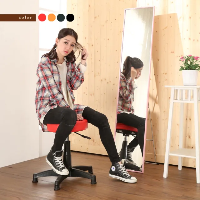 【BuyJM】皮面厚墊固定式旋轉椅/美容椅(四色可選)