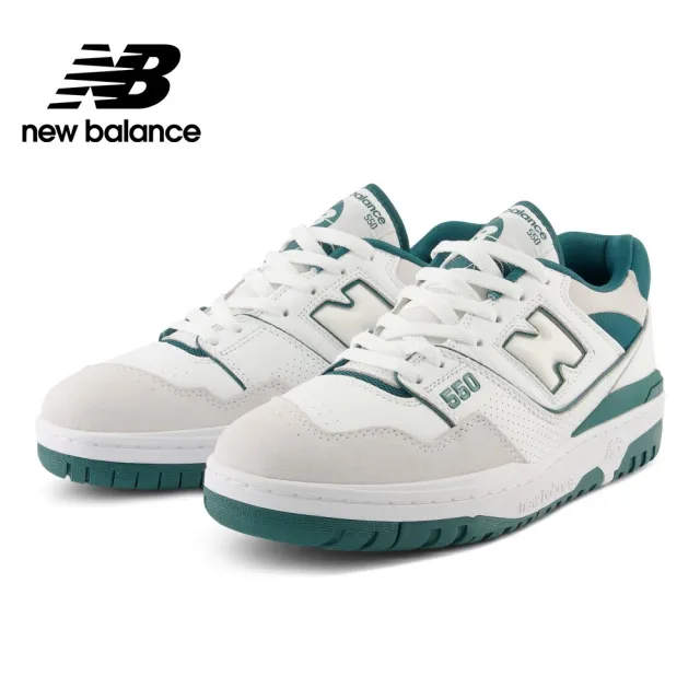 【NEW BALANCE】NB 運動鞋/復古鞋_男鞋/女鞋_灰白綠_BB550STA-D