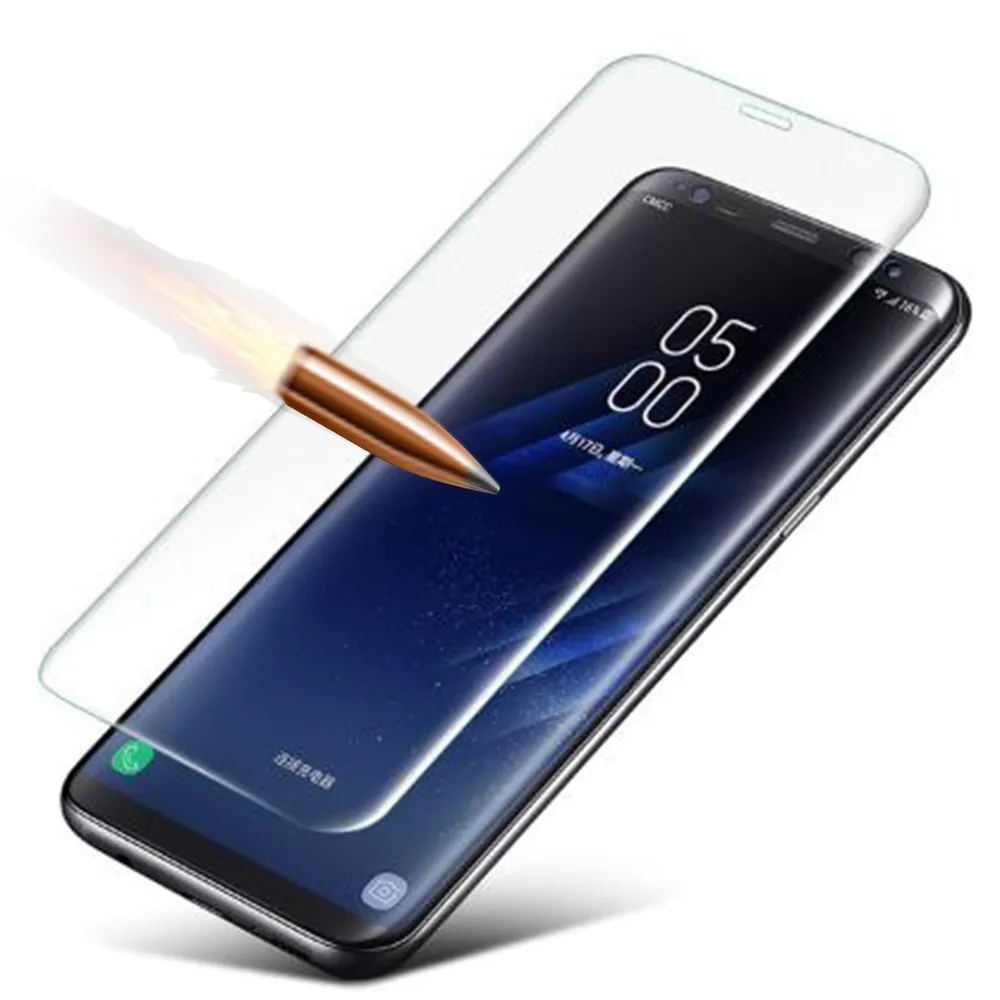 【YANG YI 揚邑】Samsung S8 5.8吋 9H鋼化玻璃保護膜(3D滿版 防爆防刮防眩)