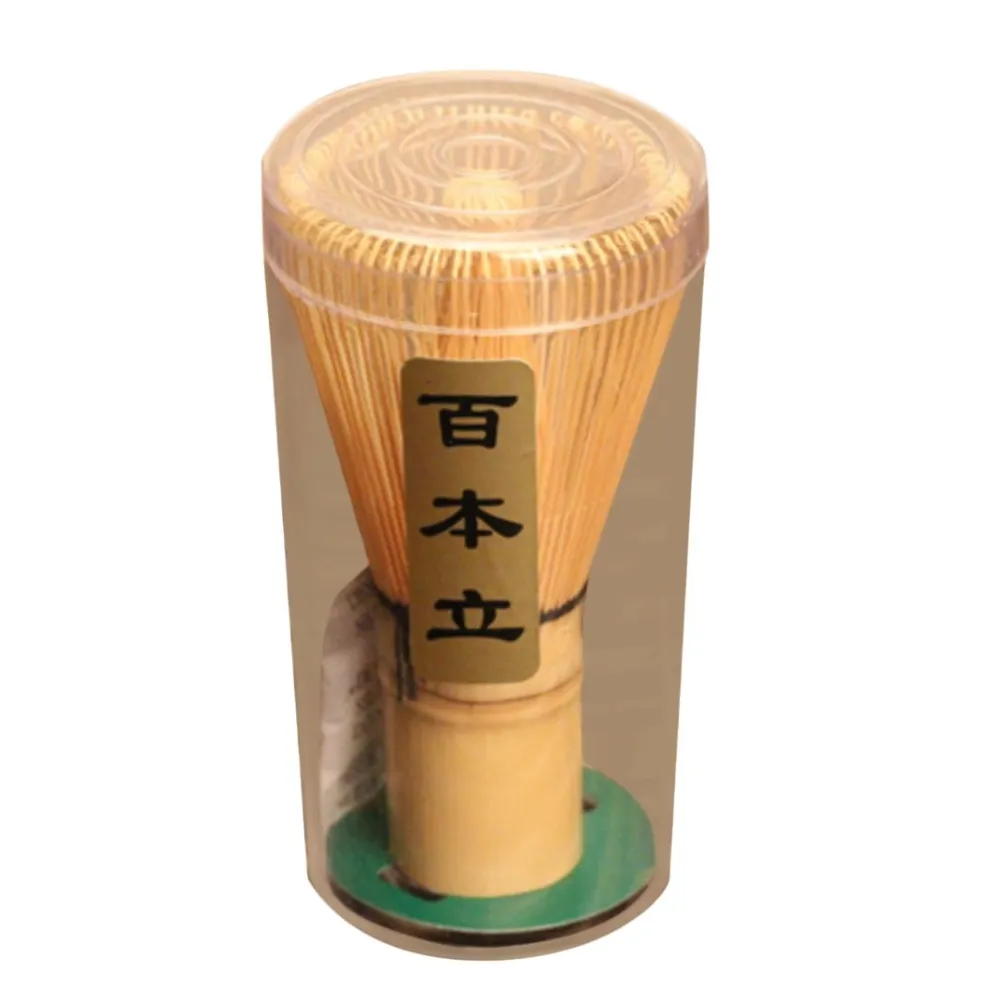 天然竹製茶筅 百本立抹茶刷 打茶起泡工具(茶筅 百本立 抹茶工具)