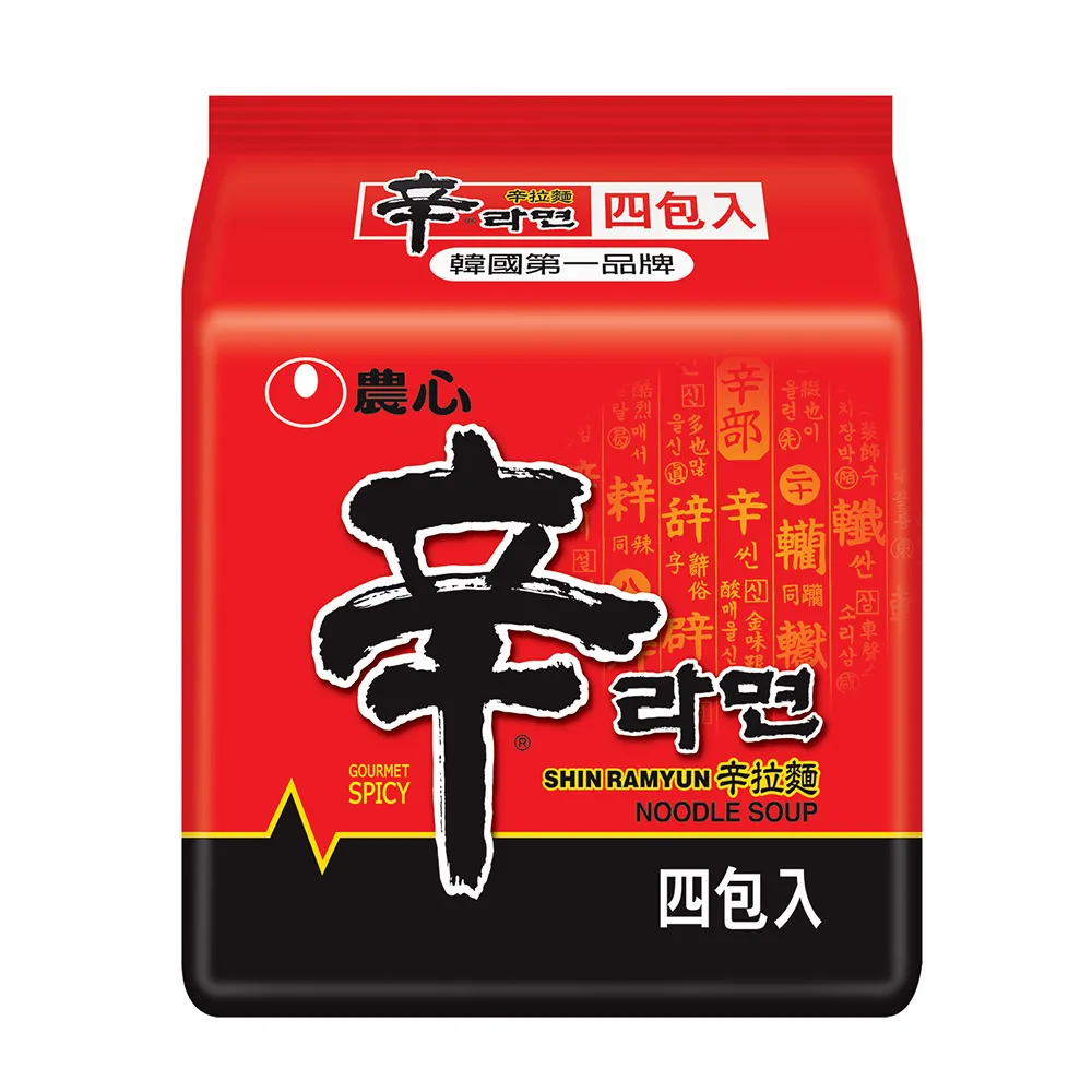 【NONG SHIM】農心辛拉麵-4入(480g)