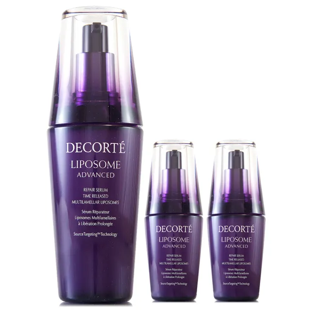 【COSME DECORTE 黛珂】超微導全能修護精粹75ml+12ml*2-小紫瓶加大版-最新版保濕美容液(專櫃公司貨)