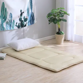 【LAMINA】3D氣對流日式床墊5cm-卡其_台灣製(單人加大)