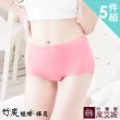 【SHIANEY 席艾妮】5件組 台灣製 中大尺碼 天絲棉 竹炭褲底 高腰內褲