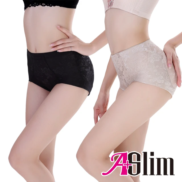 【A+Slim】3D立體性感翹臀美體雕塑褲(2件組)
