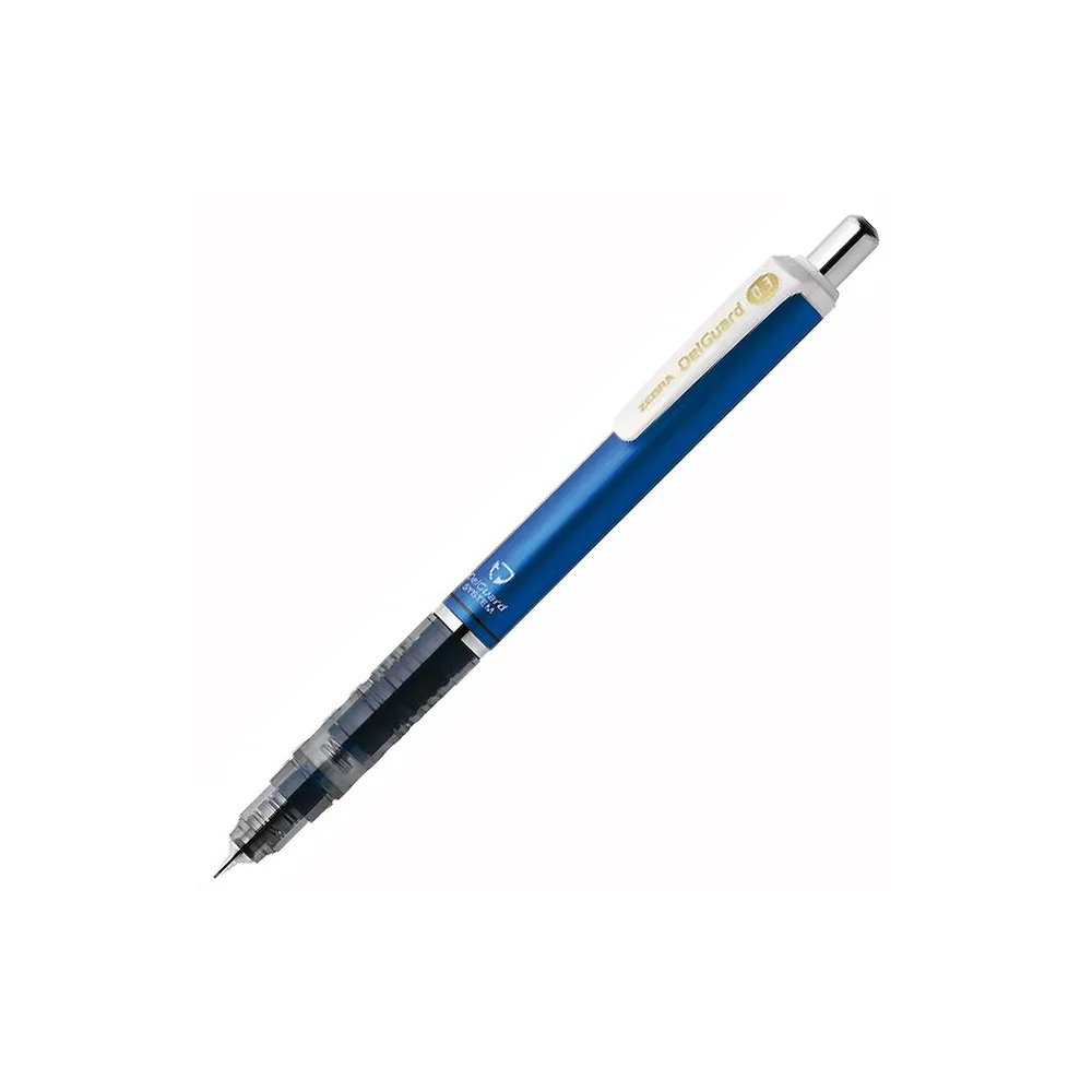 【ZEBRA】P-MAS85 DelGuard 不易斷芯自動鉛筆 0.3藍