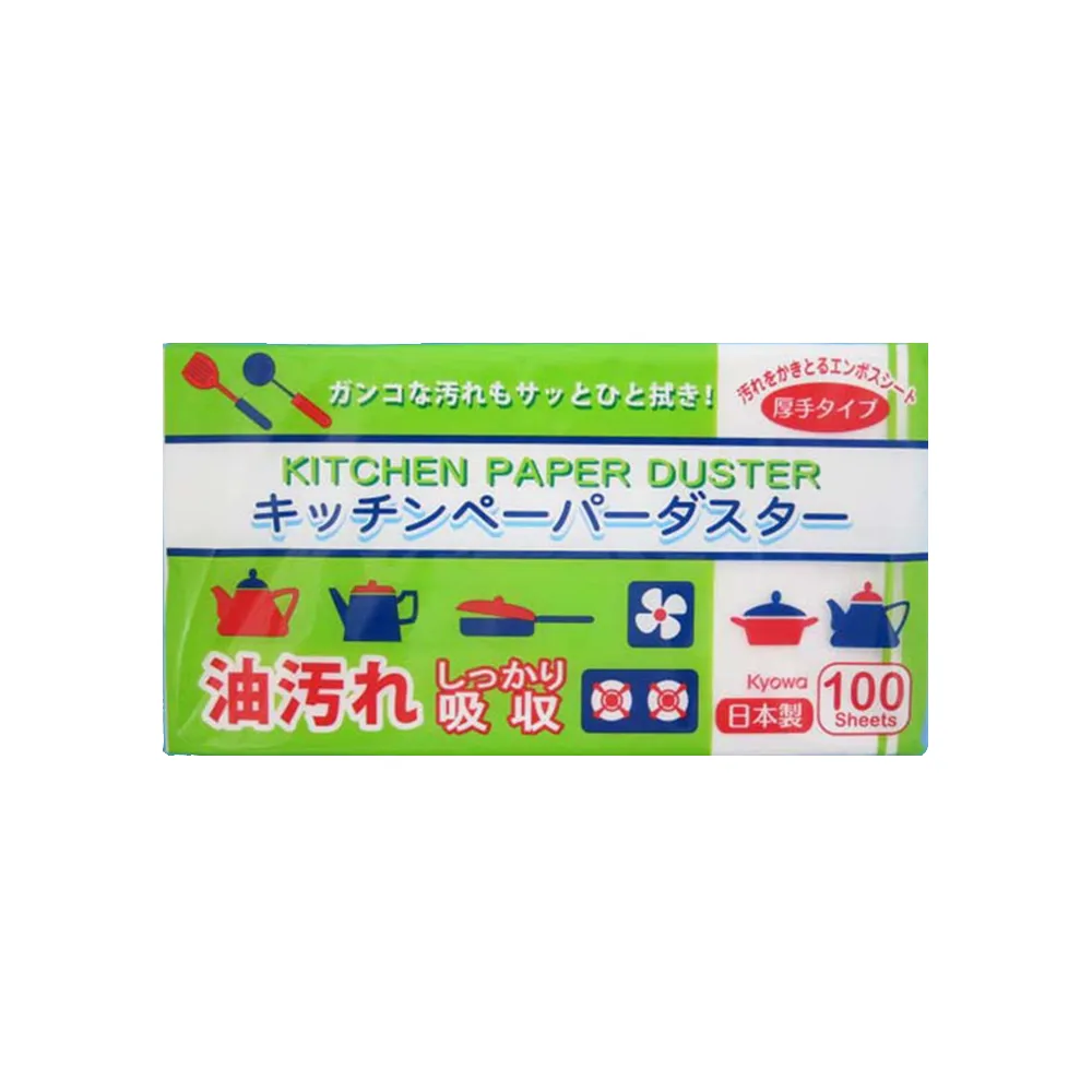 【WAVA】日本KYOWA 廚房用吸油紙100張/包