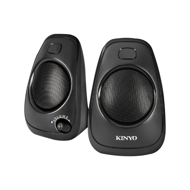 【KINYO】USB立體聲多媒體喇叭/立體音箱(電腦喇叭/兩件式音箱US207)