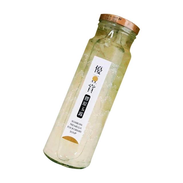 【農會】龍井農會 優豆賞膠原玉露230gX24入X1箱. 玻璃瓶裝