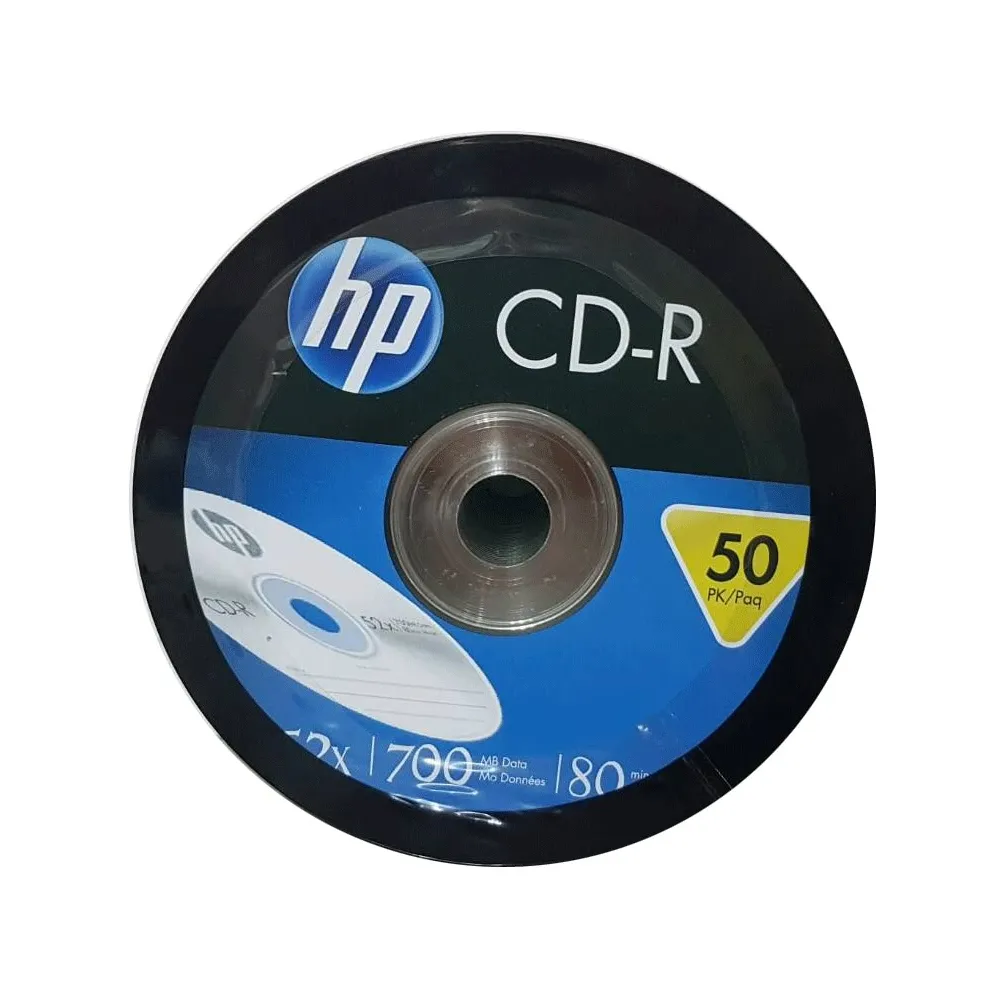 【HP 惠普】HP LOGO CD-R 52X 700MB 空白光碟片(600片)