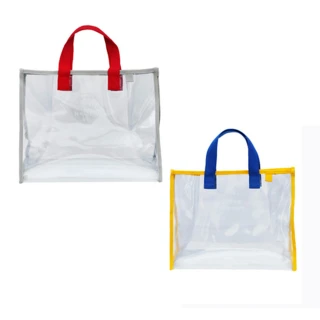 【iSFun】運動透視＊PVC透明防水大容量手提袋/二色可選