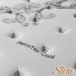 【SLIM 紓壓型】Coolfoam涼感記憶膠彈簧床墊(單人加大3.5尺)