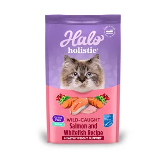 【Halo 嘿囉】成貓無穀野生鮭魚燉白魚3磅(貓糧、貓飼料、貓乾糧)