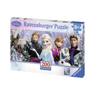 【德國Ravensburger】冰雪奇緣-200片(維寶全景拼圖)