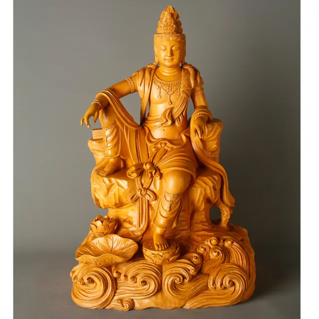 楠木雕刻龍鳳吉祥觀音佛像| 唐山居家佛俱