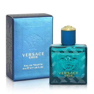 【Versace 凡賽斯】組合-艾諾斯．愛神男性淡香水小香5ml(專櫃公司貨)