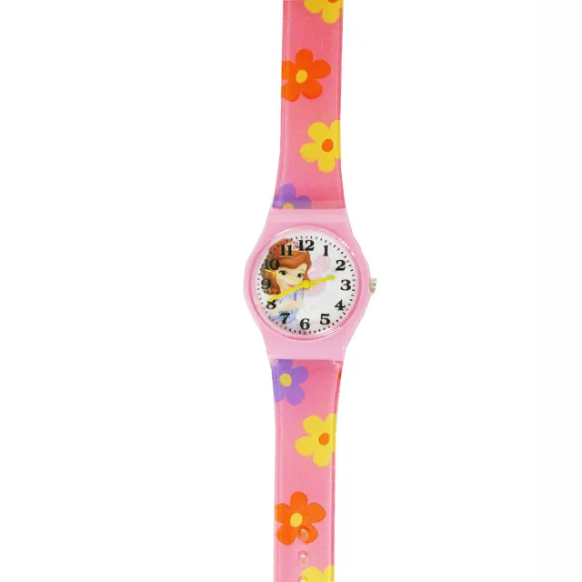 【迪士尼DISNEY】公主膠帶兒童錶卡通錶-蘇菲亞公主(開學 考試)