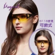 【MEGASOL】UV400側開窗外挂夜視偏光眼鏡(可掀式加大款-MS8118N夜視2套組)