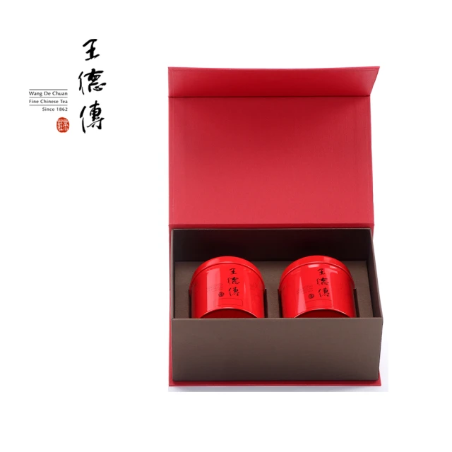 【王德傳】特選茶葉禮盒(阿里山金萱100g+凍頂烏龍100g)