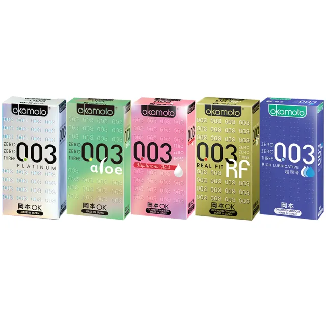 【Okamoto岡本】003極薄白金保險套10入/盒
