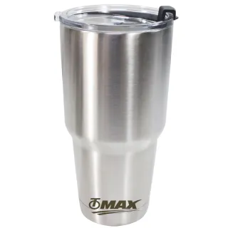 【omax】雙層304不銹鋼超大保冰保溫酷冰杯-2入+茶包袋170入(2包裝-速)