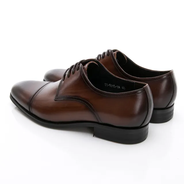 【GEORGE 喬治皮鞋】商務系列 真皮手工縫線紳士皮鞋-咖815015BW-20