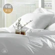 【R.Q.POLO】旅行趣 五星級大飯店民宿 白色平紋床包(特大6X7尺)