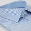 【金安德森】藍色變化領窄版短袖襯衫-fast